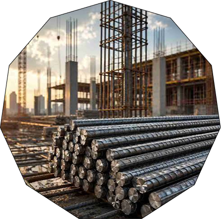High strength TMT reinforcement bars