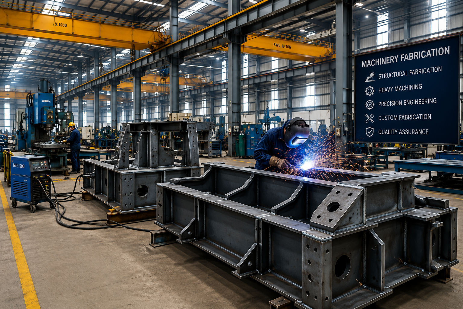 Machinery fabrication plant