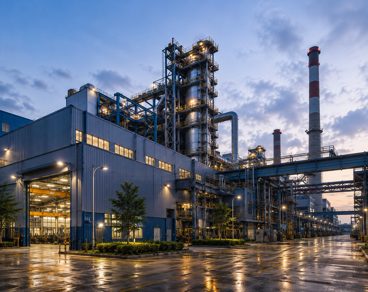 Industrial building construction