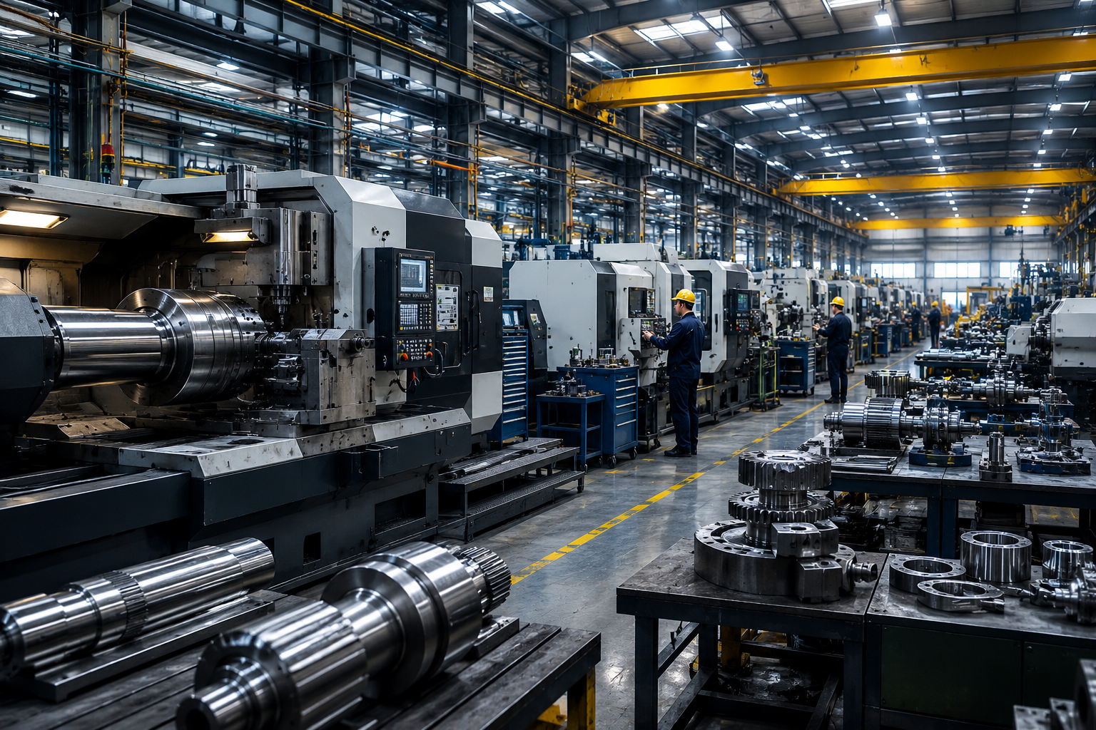 Machinery manufacturing plant