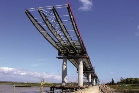 Steel bridge structure